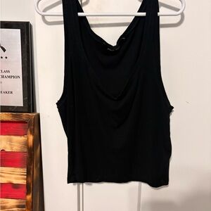 Black Sleeveless Women's Top